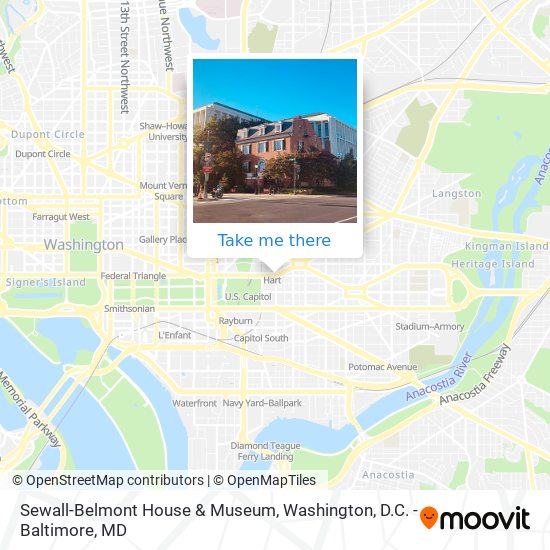 Sewall-Belmont House & Museum map