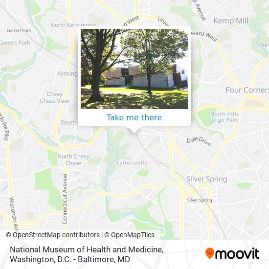 National Museum of Health and Medicine map