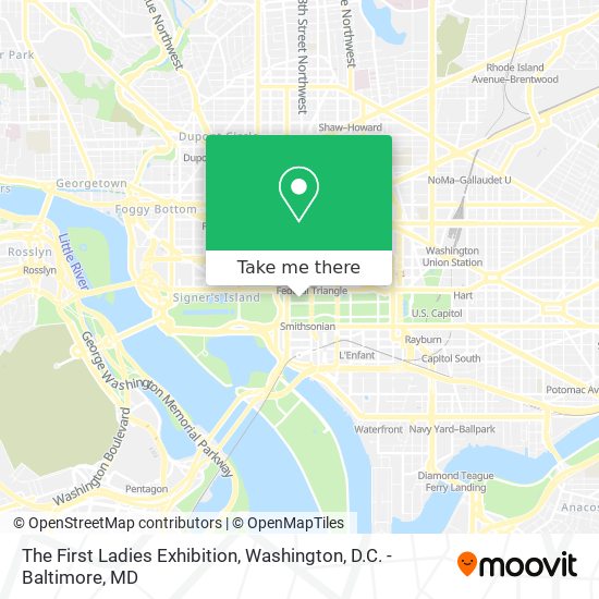 Mapa de The First Ladies Exhibition