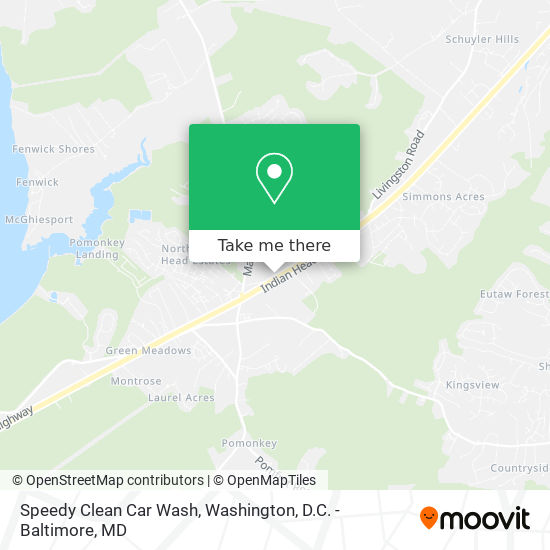 Mapa de Speedy Clean Car Wash