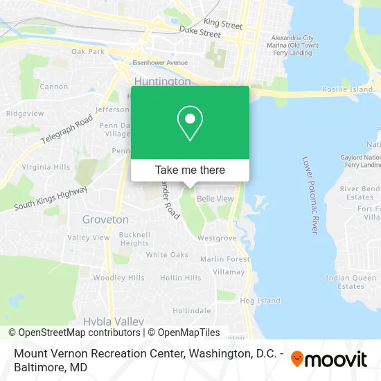 Mount Vernon Recreation Center map