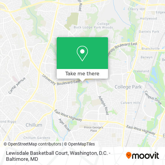 Lewisdale Basketball Court map