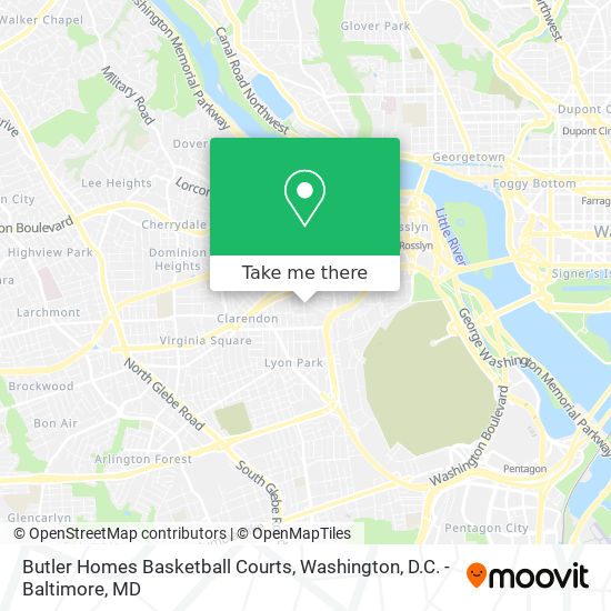 Mapa de Butler Homes Basketball Courts