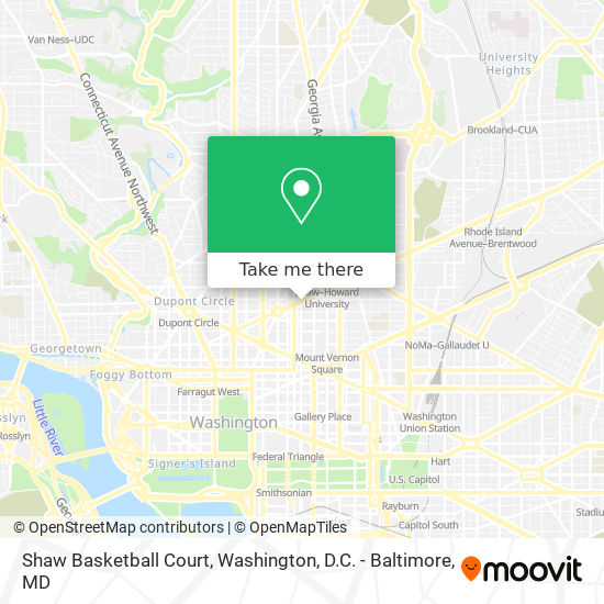 Shaw Basketball Court map