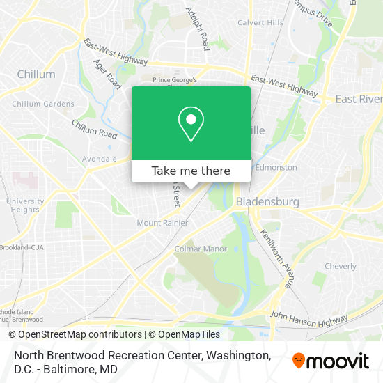 Mapa de North Brentwood Recreation Center