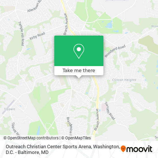 Mapa de Outreach Christian Center Sports Arena