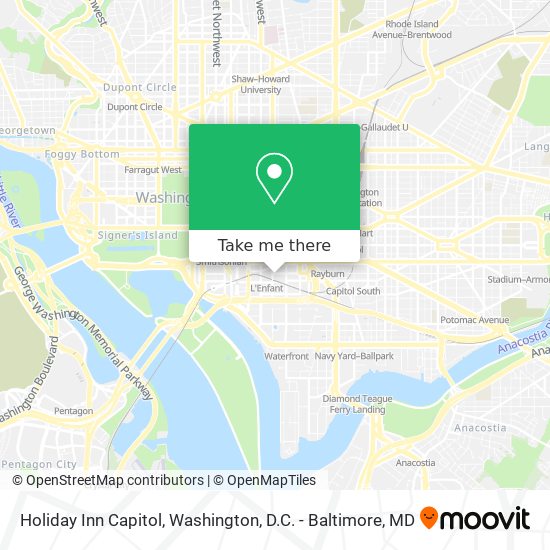 Mapa de Holiday Inn Capitol