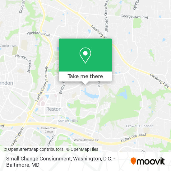 Small Change Consignment map