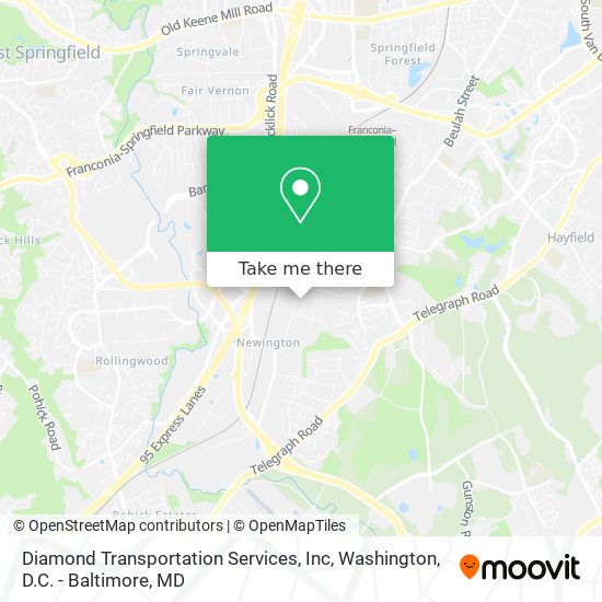 Diamond Transportation Services, Inc map