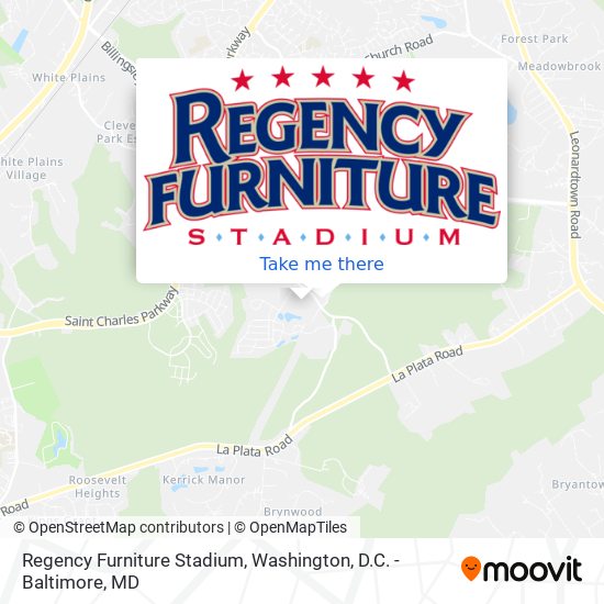 Regency Furniture Stadium map