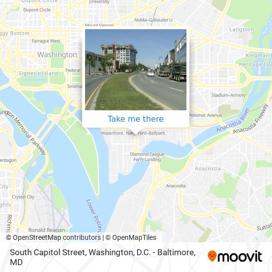 Mapa de South Capitol Street