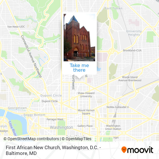 Mapa de First African New Church