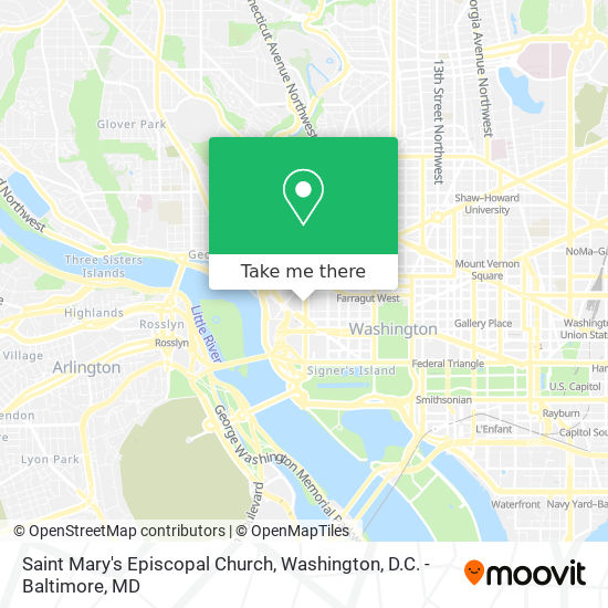 Saint Mary's Episcopal Church map