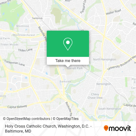 Holy Cross Catholic Church map