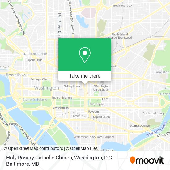 Holy Rosary Catholic Church map
