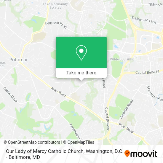 Our Lady of Mercy Catholic Church map