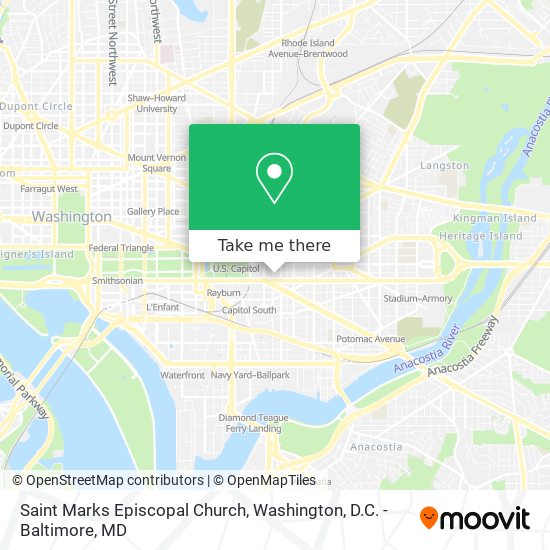 Saint Marks Episcopal Church map