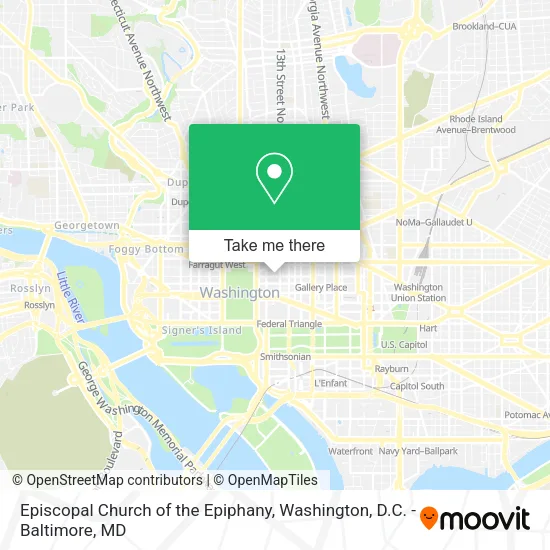 Mapa de Episcopal Church of the Epiphany