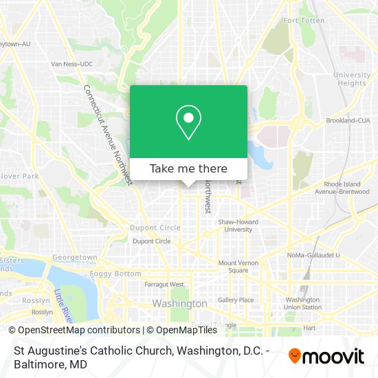 St Augustine's Catholic Church map