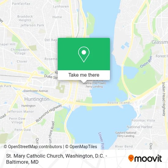 St. Mary Catholic Church map