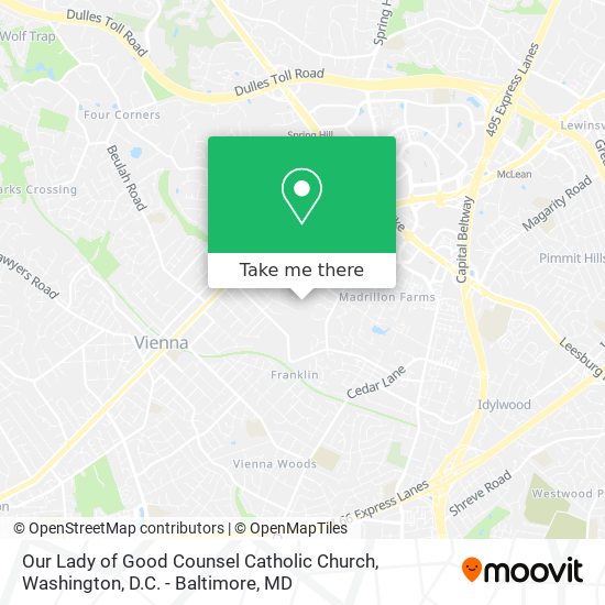 Our Lady of Good Counsel Catholic Church map