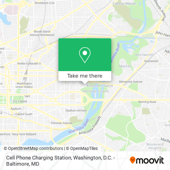 Cell Phone Charging Station map