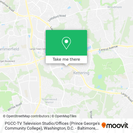 PGCC-TV Television Studio / Offices (Prince George's Community College) map