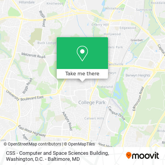 Mapa de CSS - Computer and Space Sciences Building