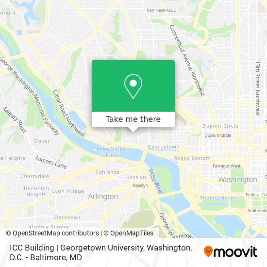 georgetown university campus map