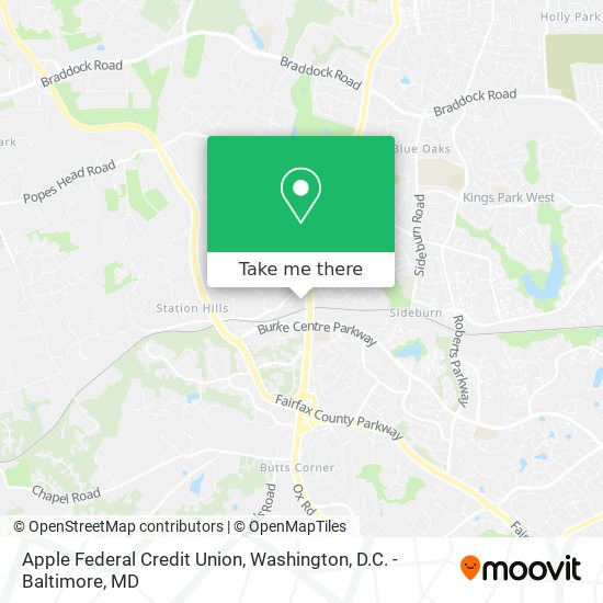 Apple Federal Credit Union map