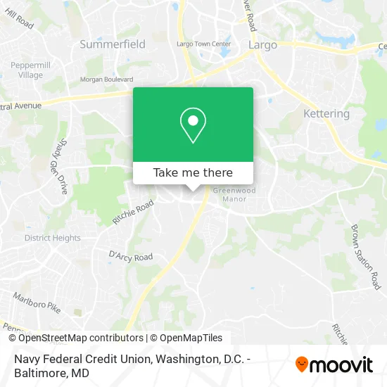Mapa de Navy Federal Credit Union