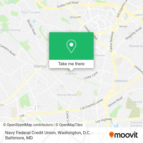 Navy Federal Credit Union map