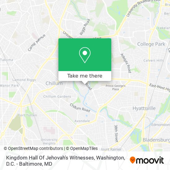 Mapa de Kingdom Hall Of Jehovah's Witnesses