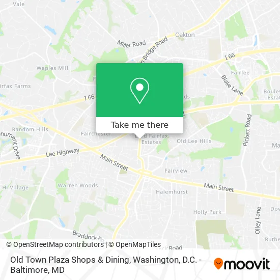 Old Town Plaza Shops & Dining map