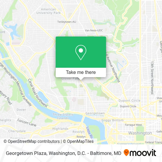 Georgetown Plaza map
