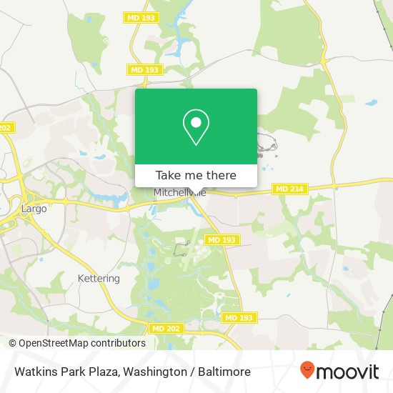 Mapa de Watkins Park Plaza