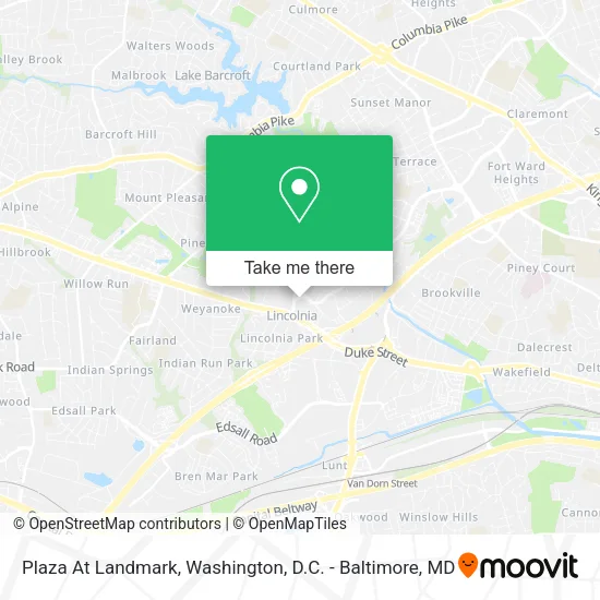 Mapa de Plaza At Landmark