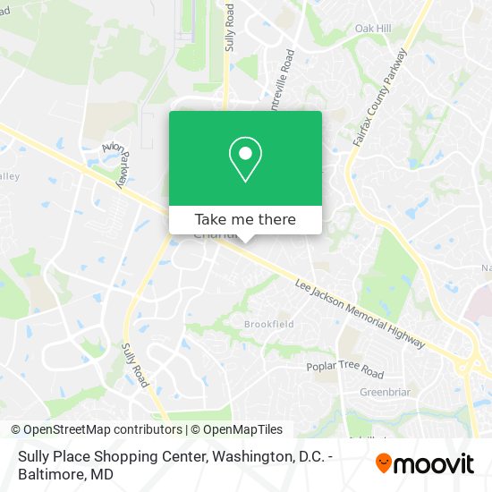 Mapa de Sully Place Shopping Center