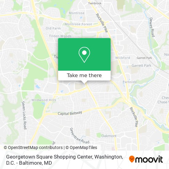 Georgetown Square Shopping Center map