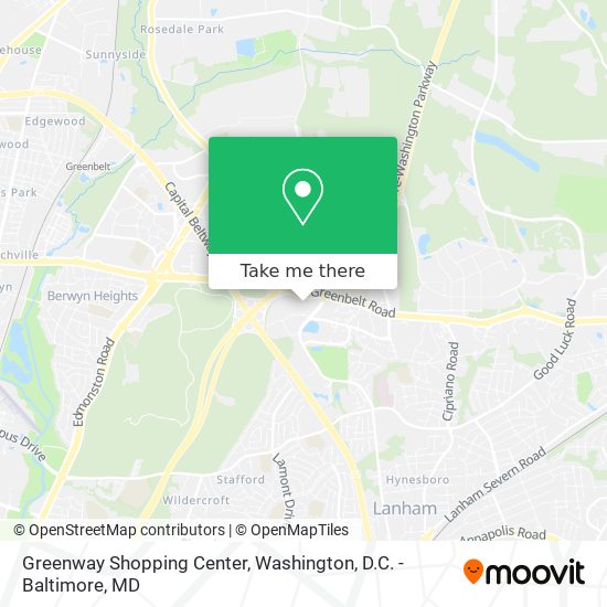Mapa de Greenway Shopping Center