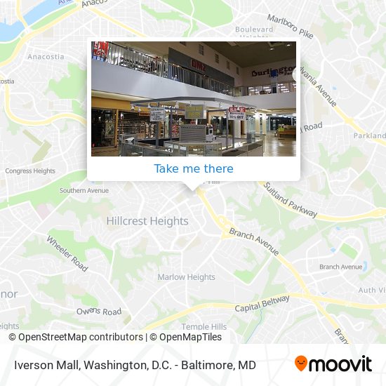 Mapa de Iverson Mall