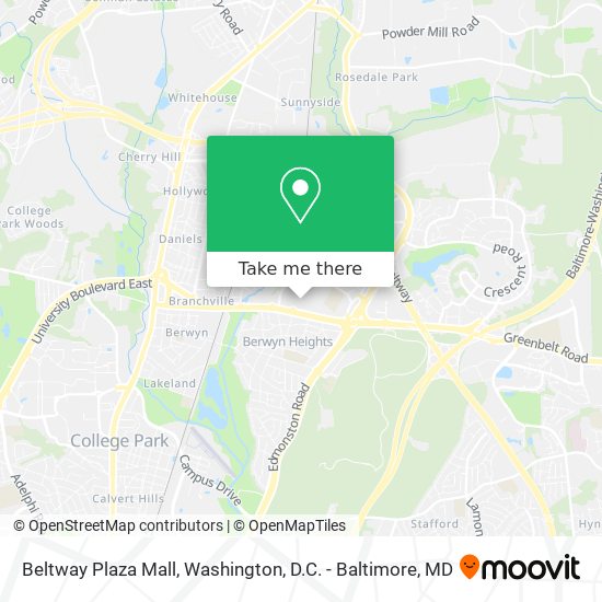 Mapa de Beltway Plaza Mall