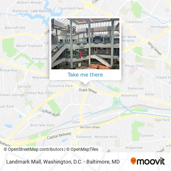 Landmark Mall map