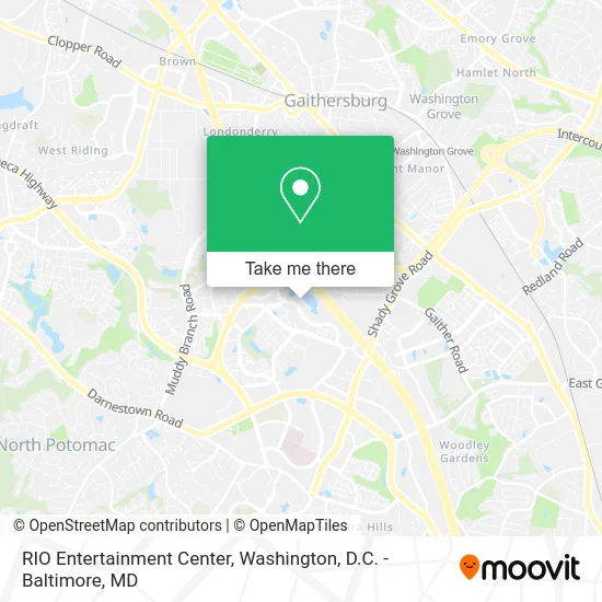 RIO Entertainment Center map