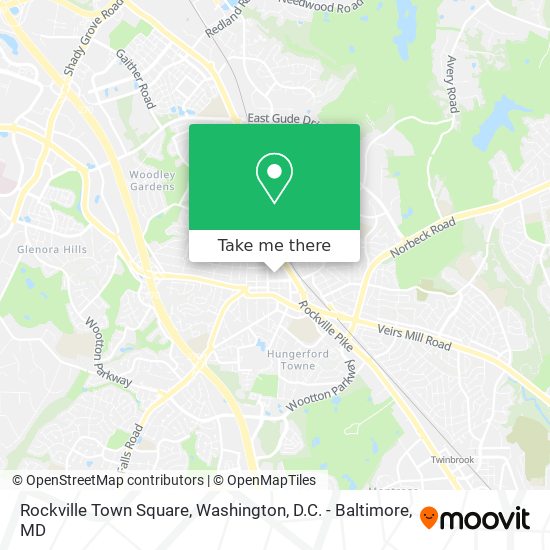 Mapa de Rockville Town Square