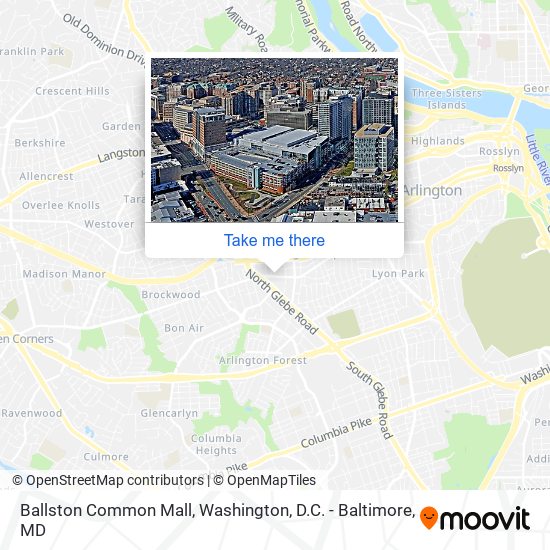 Mapa de Ballston Common Mall