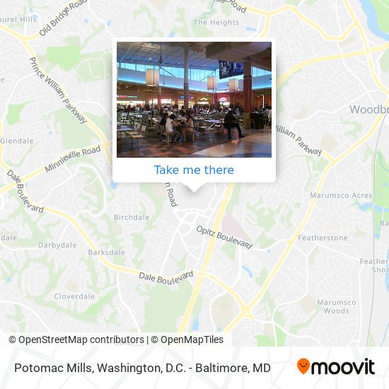 How to get to Potomac Mills by Bus or Metro?