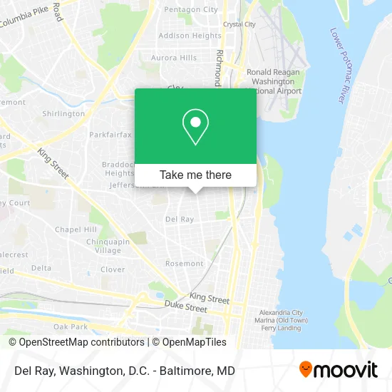 Del Ray map