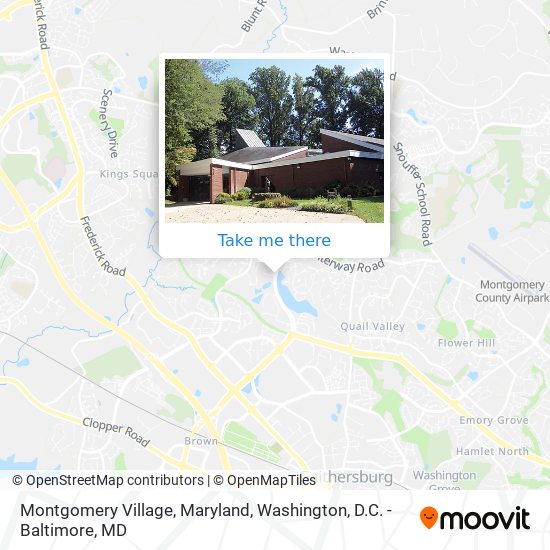 Mapa de Montgomery Village, Maryland