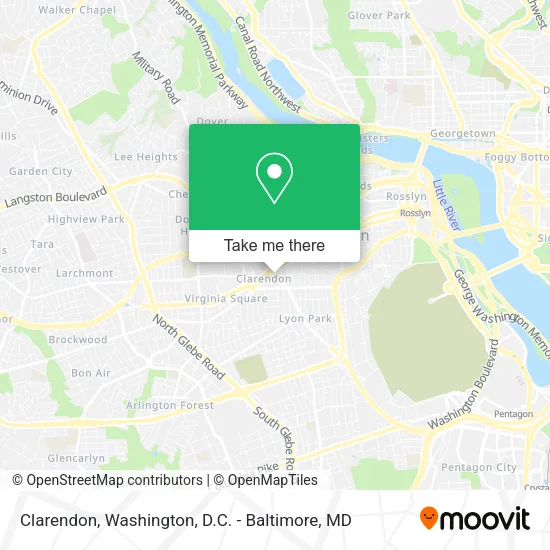 Clarendon map